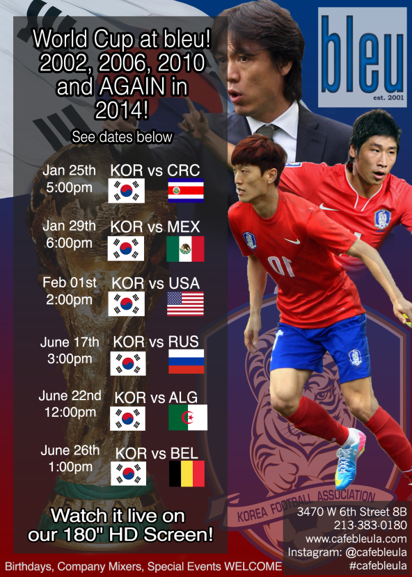 World Cup @ bleu!